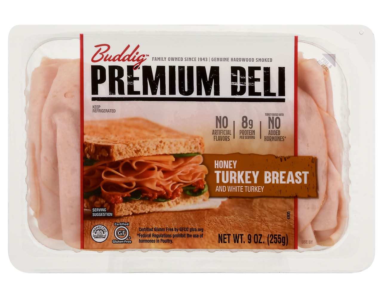 Buddig Honey Roast Turkey Tray (9 oz)