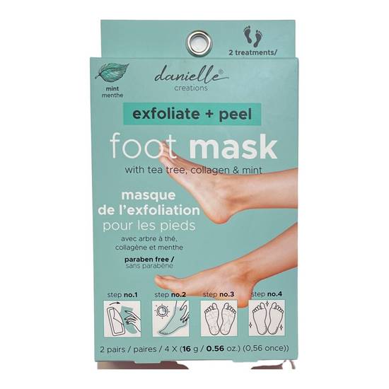 Danielle Creations Tea Tree Collagen Mint Foot Mask (2 units)