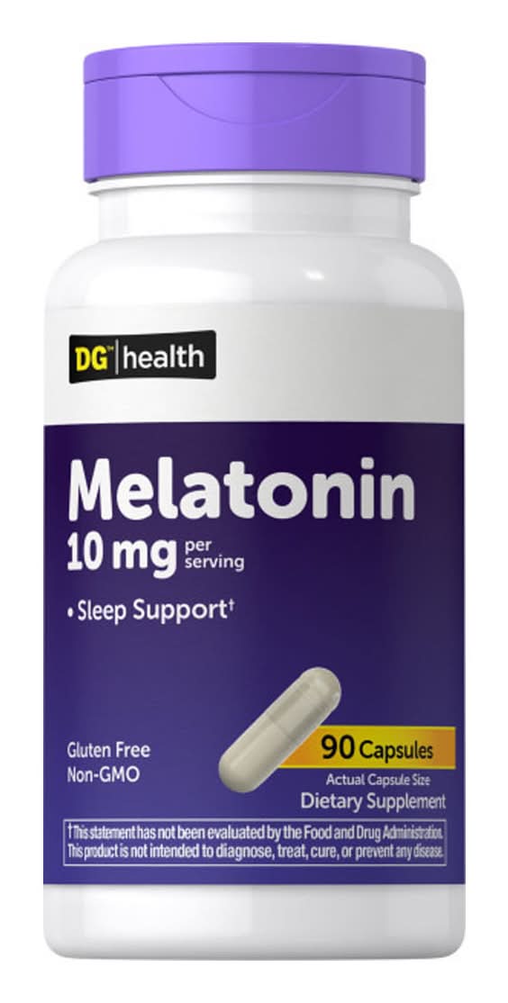 DG Health Rexall Naturalist Melatonin Capsules 10 mg (90 ct)