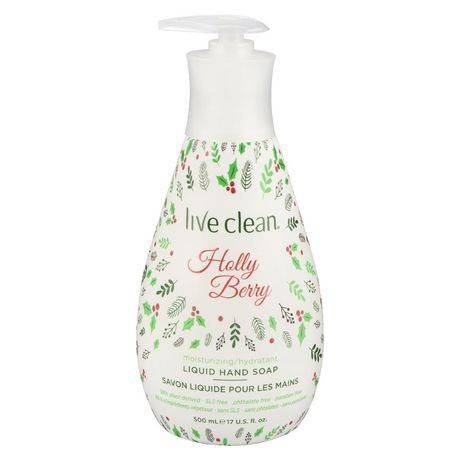 Live Clean Holly Berry Liquid Hand Soap (500 ml)