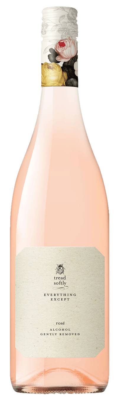 Tread Softly Zero Alcohol Everything Except Rose Wine 750ml