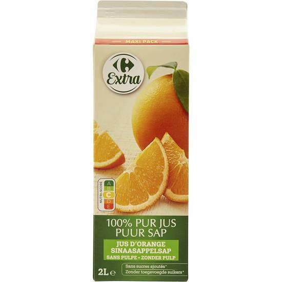 Carrefour Extra - Jus de fruit sans pulpe (2 L) (orange)