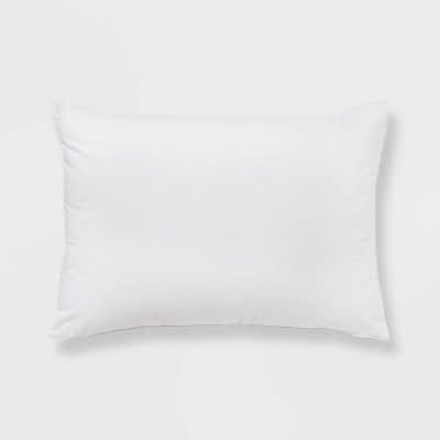 Threshold King Machine Washable Firm Performance Bed Pillow, White
