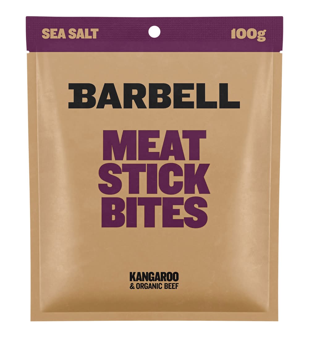 Barbell Sea Salt Meat Sticks (100g)
