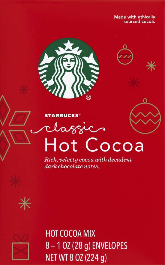 Starbucks Classic Hot Cocoa Mix (8 ct, 1 oz)