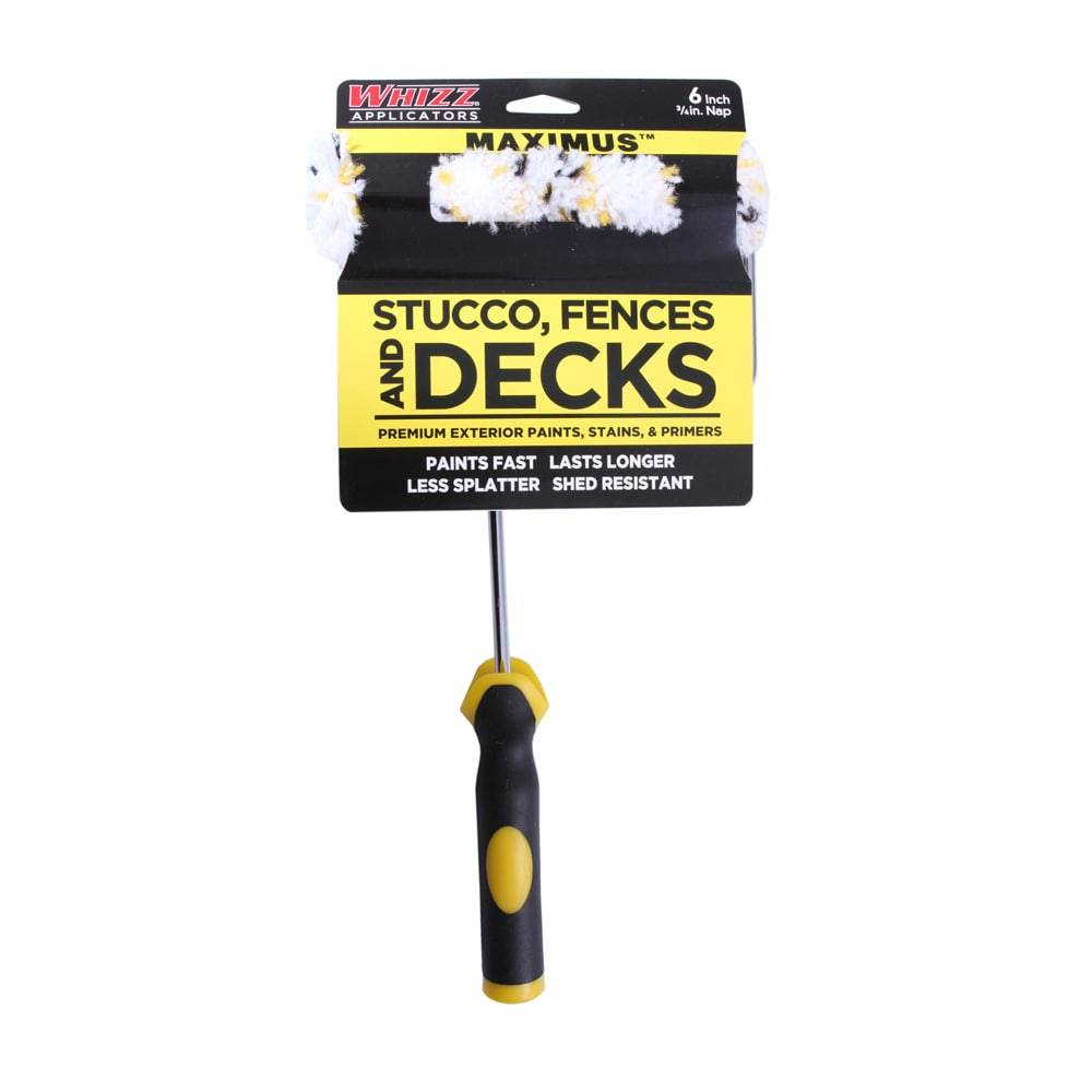 WHIZZ 6-in x 3/4-in Nap MAXIMUS Stucco, Fences, and Decks Polyamide Mini Paint Roller | 98648