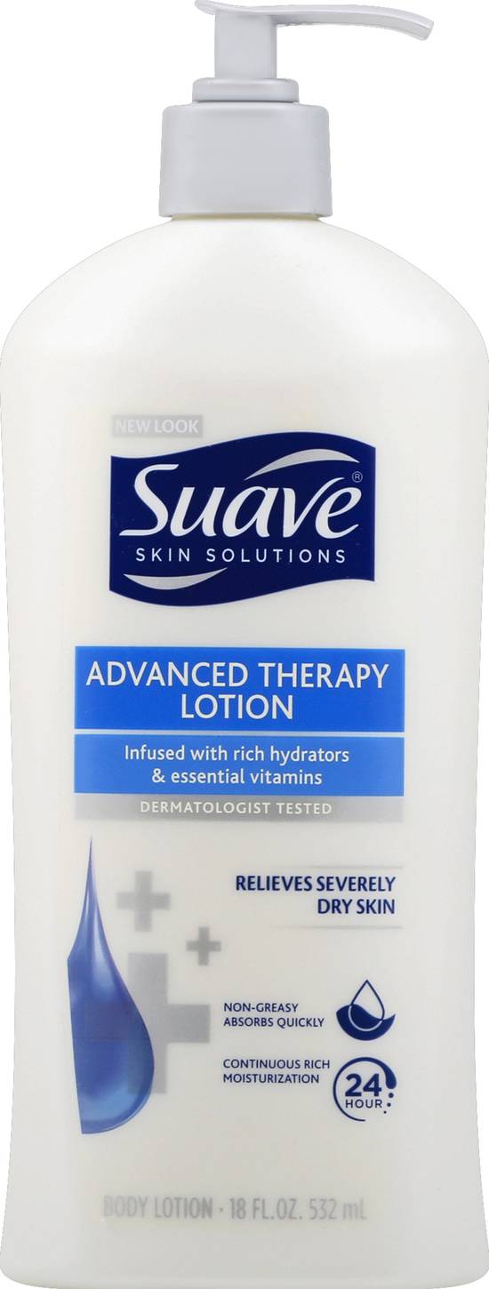 Suave Advanced Therapy Body Lotion, 18 oz 