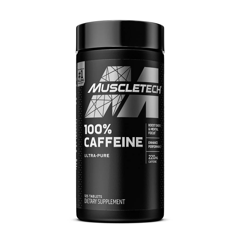 Muscletech 100% Caffeine Tablet 220 mg (125 ct)