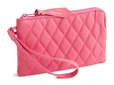 Vera Bradley Zip Wristlet Wallet, Pink (55596-22514)