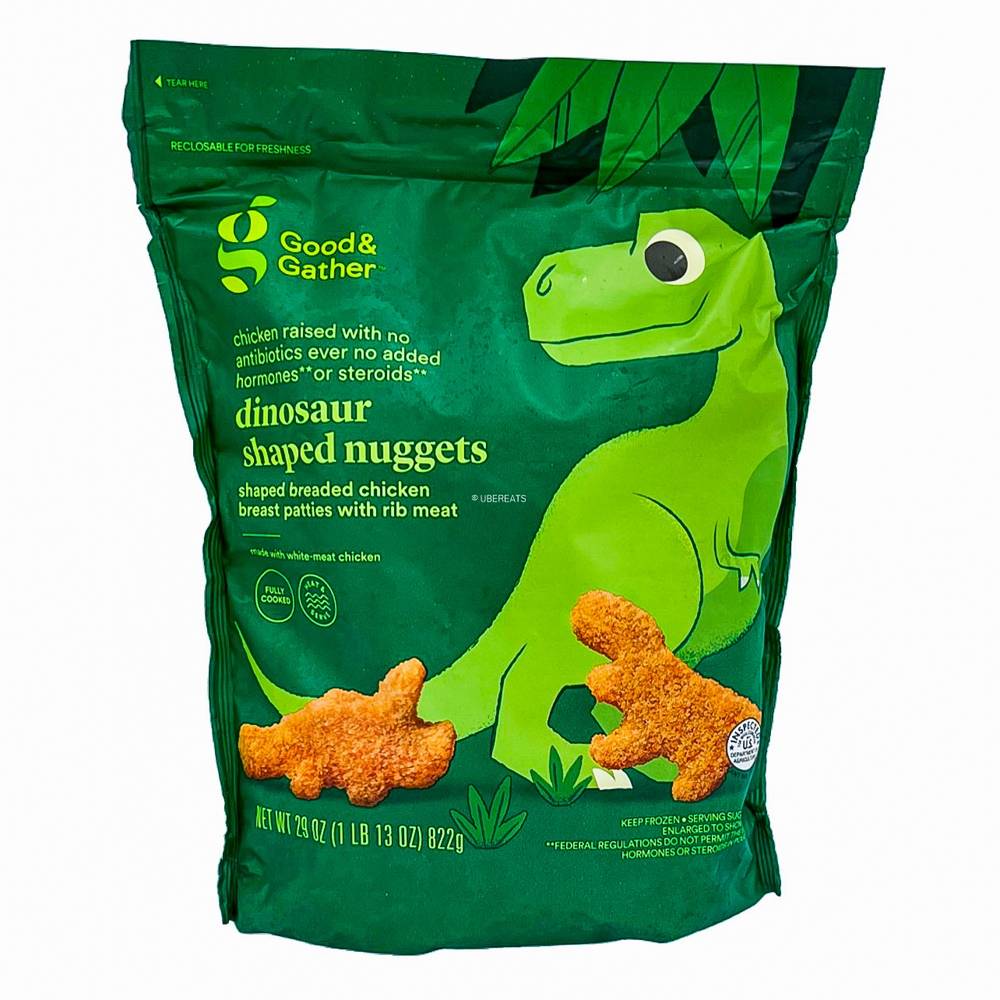 Good & Gather Whole Grain Dinosaur Shaped Chicken Nuggets