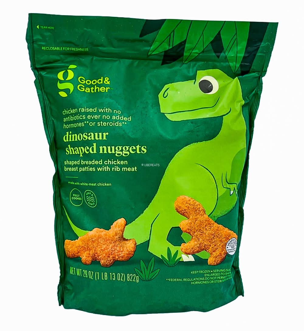 Good & Gather Whole Grain Dinosaur Shaped Chicken Nuggets (29 oz)