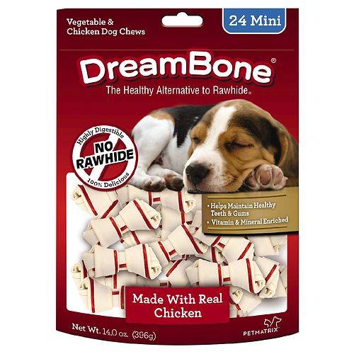 DreamBone Vegetable & Chicken Dog Chews - 24.0 ea