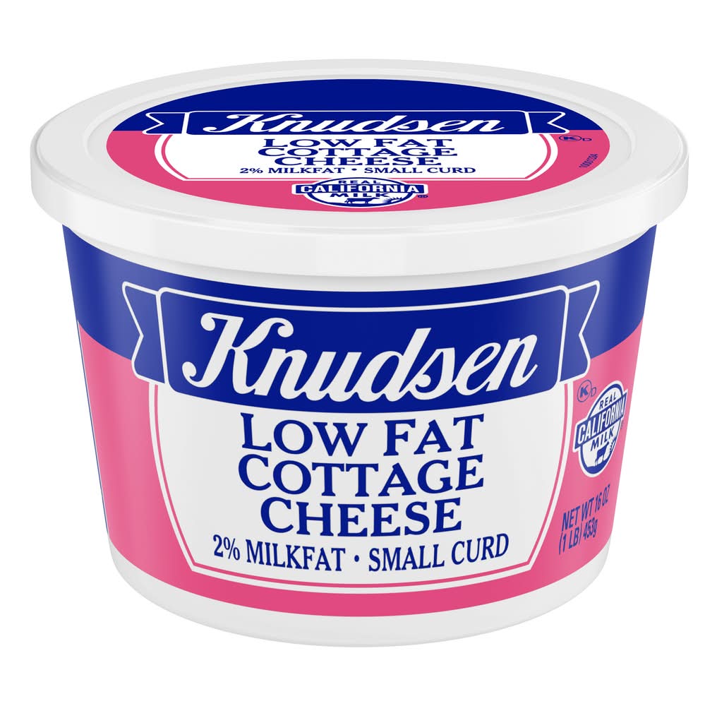 Knudsen 2% Milkfat Small Curd Low Fat Cottage Cheese (16 oz)