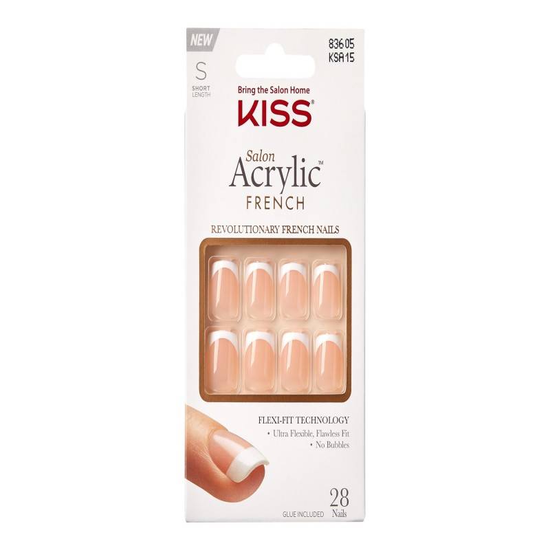 Kiss Products Inc Acrylic-Fake Nails (m/bonjour)