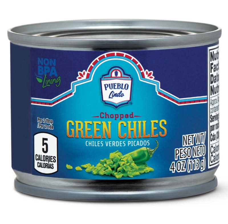 Pueblo Lindo Chopped Green Chiles (4 oz)