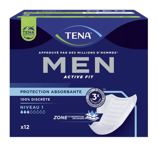 Tena - For men serviettes d'incontinence level 1(12pièces)