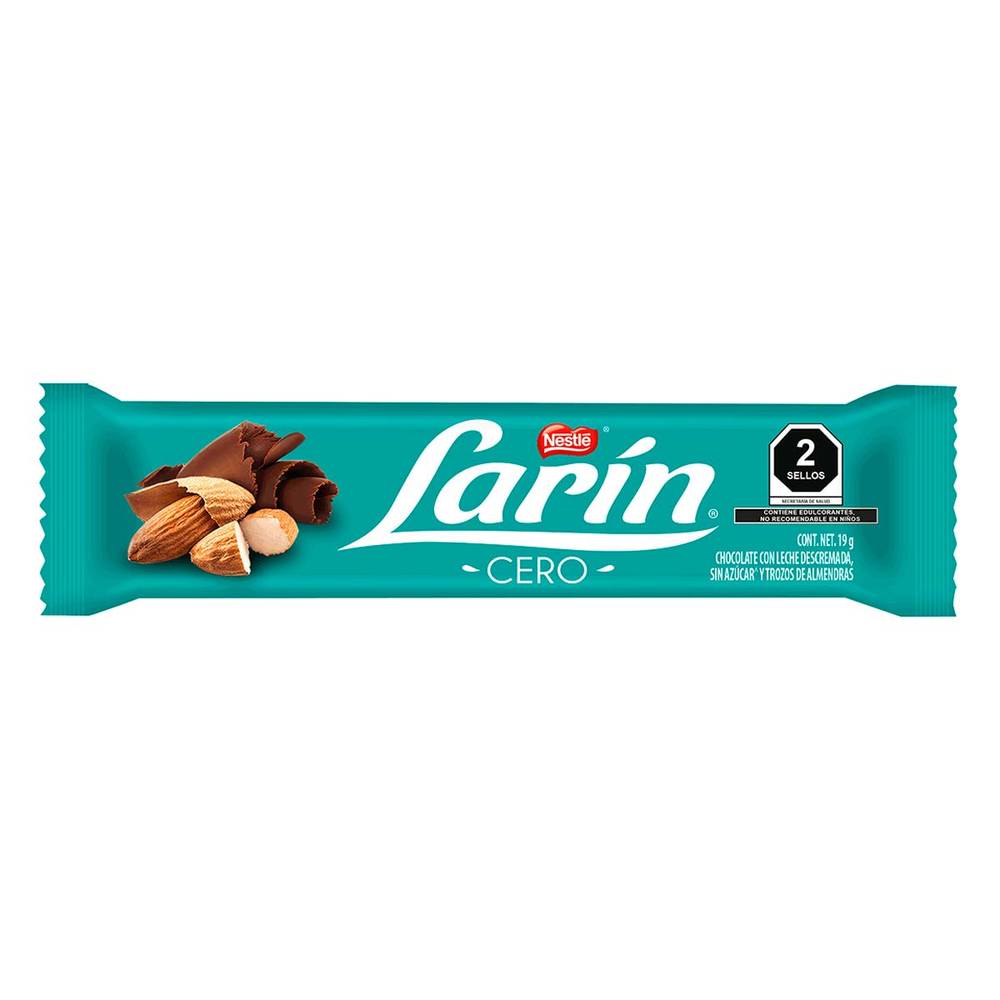 Larín · Chocolate con leche descremada (19 g)