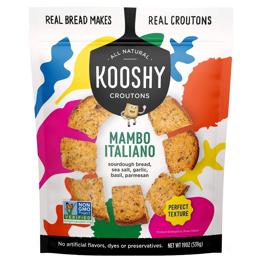 Kooshy Mambo Italiano Croutons, 19 oz