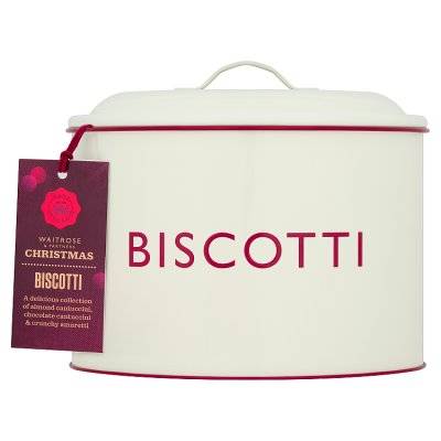 Waitrose & Partners Christmas Biscotti Selection Tin (190g)