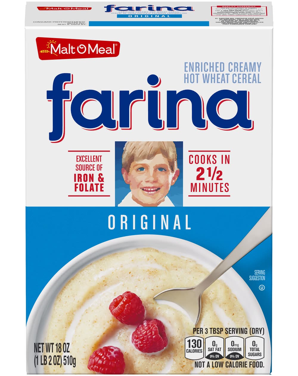 Malt-O-Meal Original Fortified Creamy Hot Wheat Cereal (18 oz)
