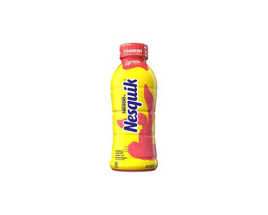 Order Nesquik Strawberry Milk 14oz food online from Chevron Extramile store, Everett on bringmethat.com