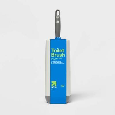 up&up Splash Guard Toilet Brush With Tall Holster