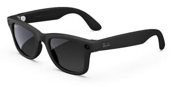 Ray-BanMeta Wayfarer Smart Glasses (Large/Matte Black)