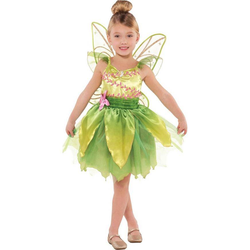 Girls Classic Tinker Bell Costume - Size - 3-4T