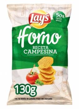 Patatas fritas campesinas Horno Lay's 130 g.