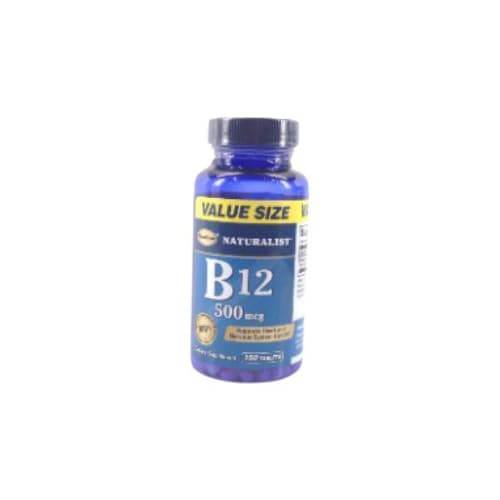 Naturalist Vitamin B12 500 Mcg Value Size (3.6 oz)