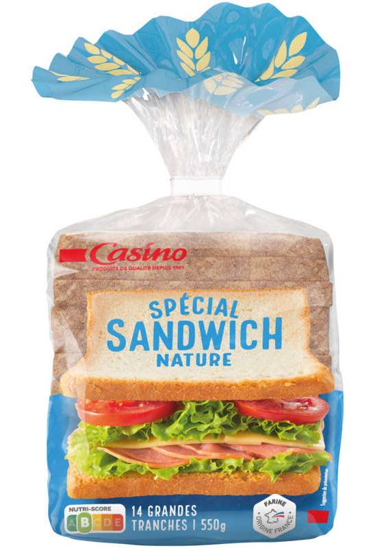 Casino - Pain de mie nature spécial sandwich (14)