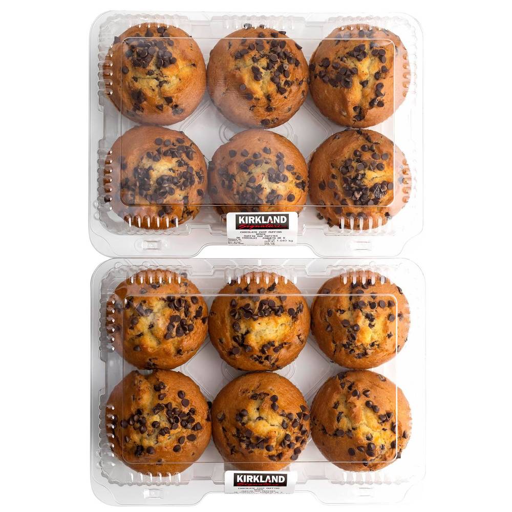 Muffins au chocolate (2 x 6 units) - Chocolate muffins  (2 x 6 units)