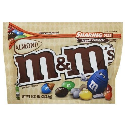 M&M's Almond Chocolate Candies 9.30 oz, Candy