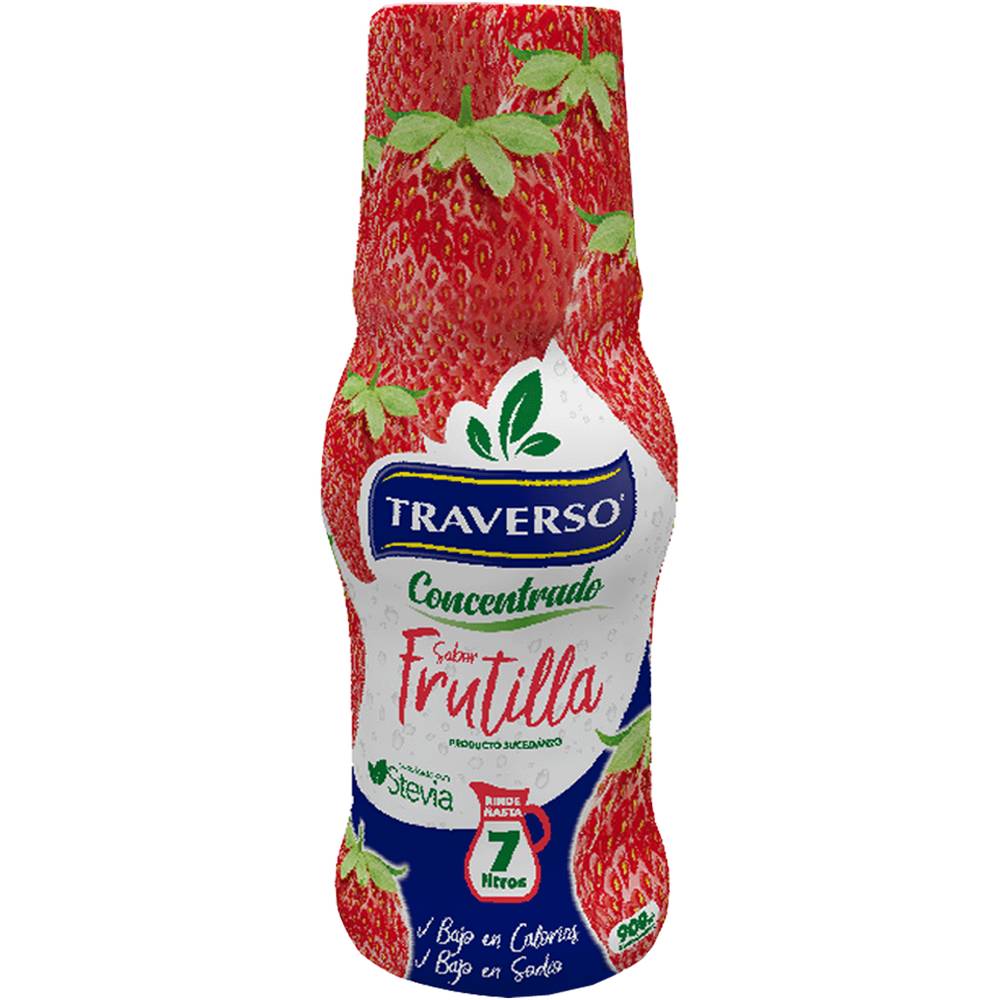 Traverso · Jugo concentrado de frutilla (900 ml)