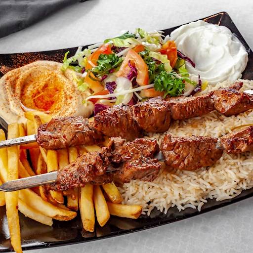 Beef Kebab Plate