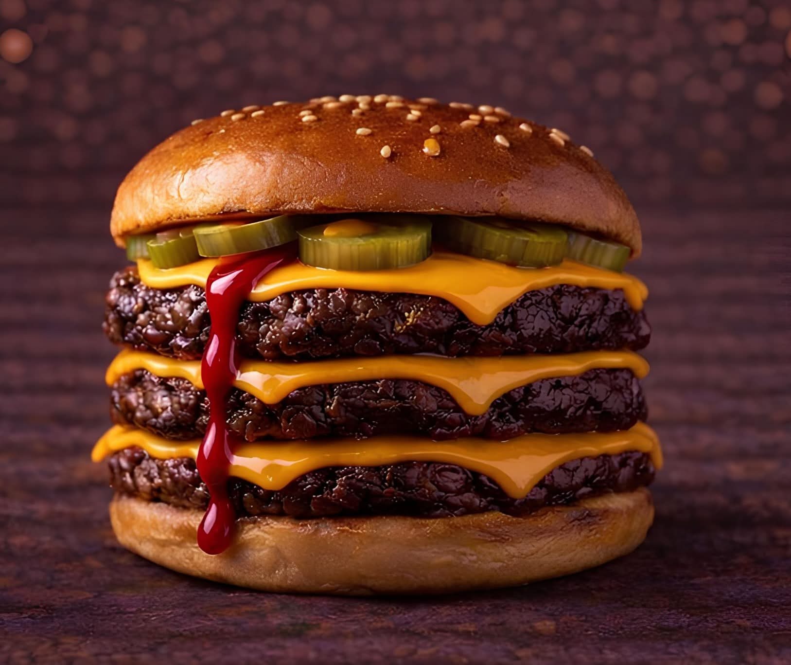 🍔 Triple Cheese Burger | Le Défi des 3 Étages Juteux