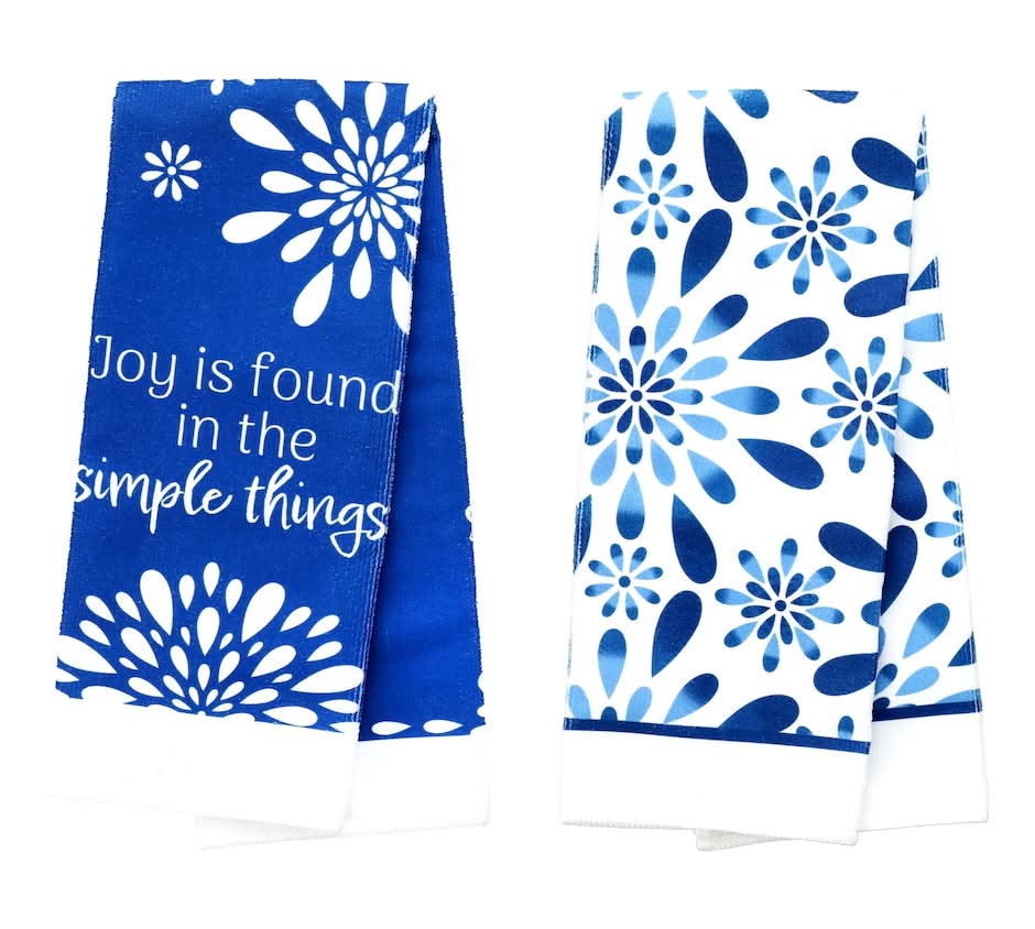 Home Collection Blue Kitchen Towel, Assorted Designs
