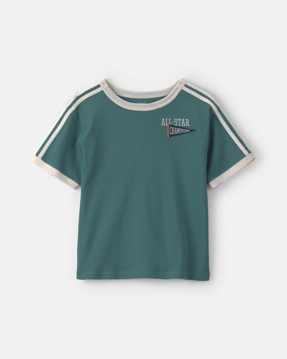 Boys 'All-Star' Graphic Tee - Green - 12