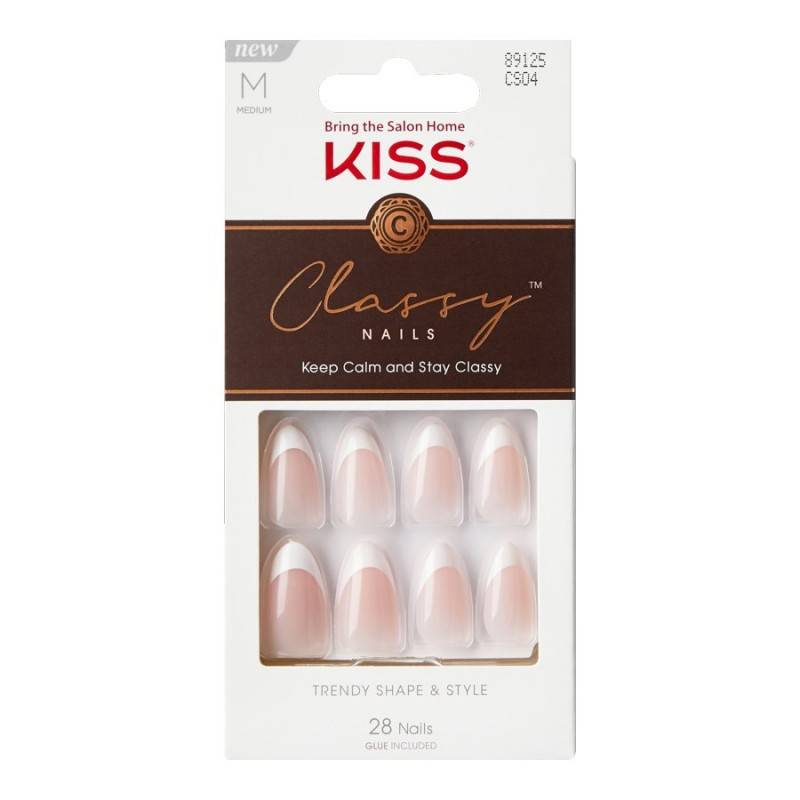 Kiss Classy Fake Nails (28 ct ) (medium/dashing)