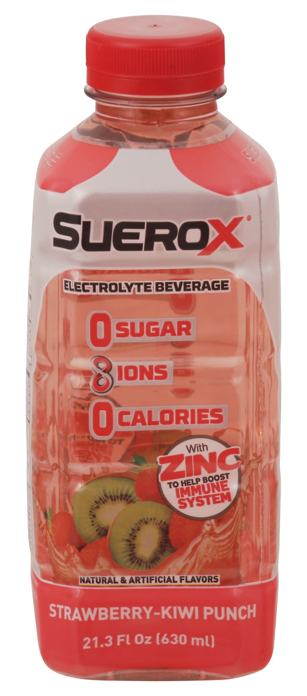 Suerox Strawberry Kiwi Punch Electrolyte Beverage (21.3 fl oz)