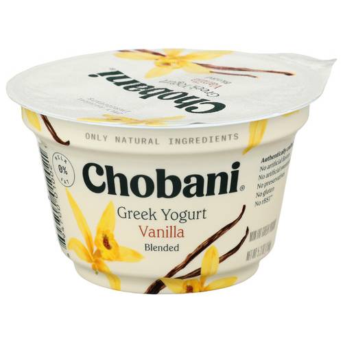 Chobani Vanilla Greek Style Yogurt