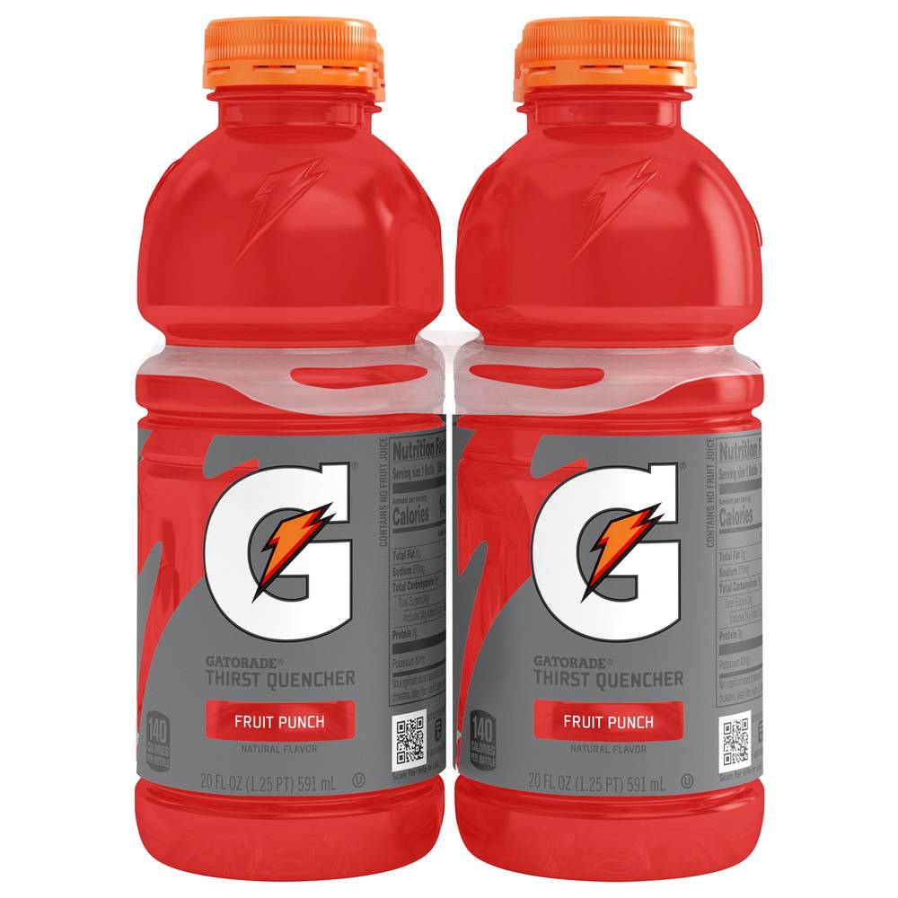 Gatorade Thirst Quencher Sports Drink, Fruit Punch (4 x 20 fl oz)