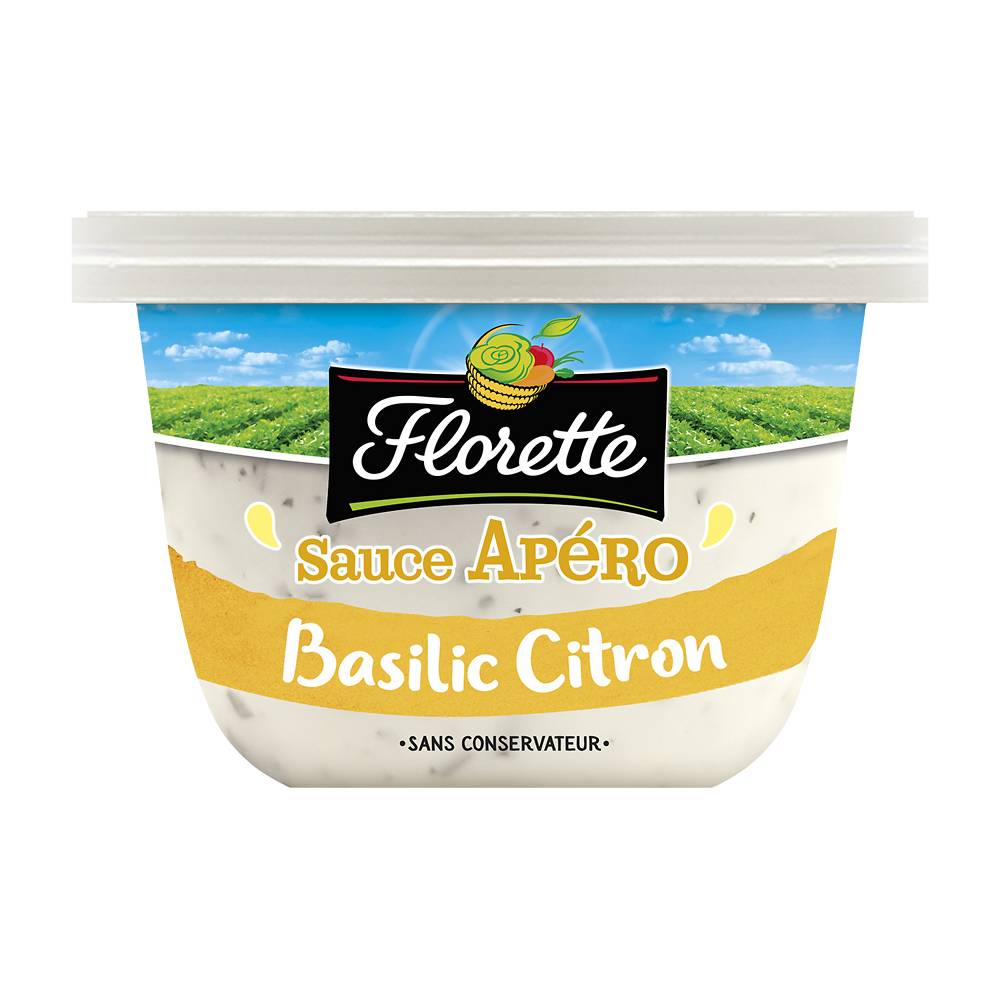 Florette - Sauce apéro au citron et basilic