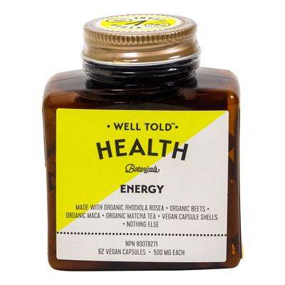 Well told health énergie (62 un - capsules) - energy capsules 500 mg