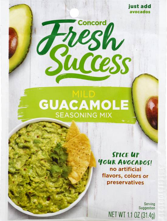 Concord Foods Mild Guacamole Seasoning Mix