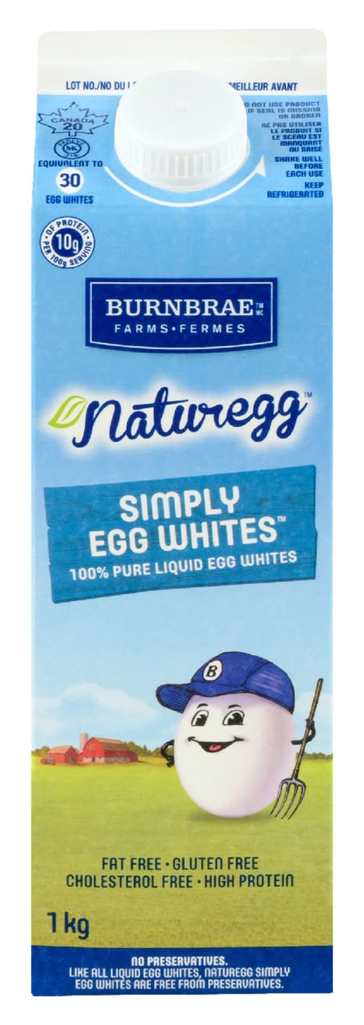 Burnbrae Farms Naturegg 100% Pure Simply Egg Whites (1 kg)