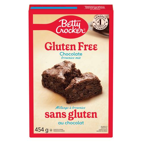 Betty Crocker Gluten Free Brownies Baking Mix Chocolate 15 Servings 454 g