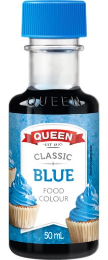 Queen Classic Food Colour, Blue (50mL)