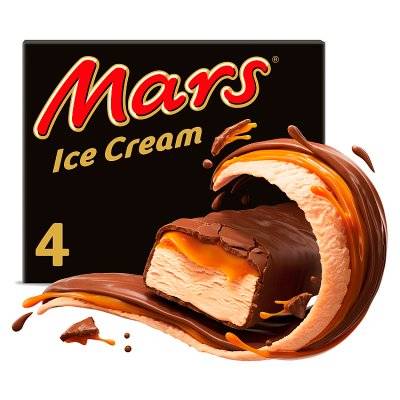 Mars Chocolate, Caramel Ice Cream Bars (4 pack)