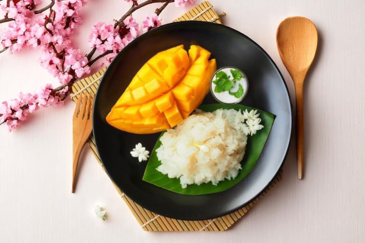 💞Riz Gluant Mangue 🍚🥭
